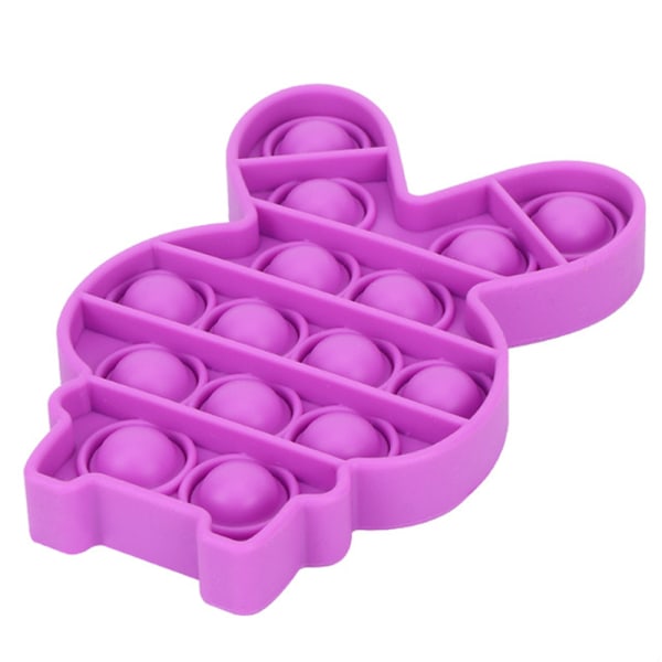 Pop It Fidget Toy-Flera färger Stress Sensorisk Kid Game purple-rabbit