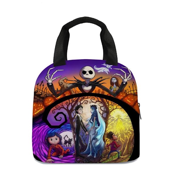 The Nightmare Before Christmas madkasse, kompatibel med piger og drenge, madkassebeholder, madtaske C