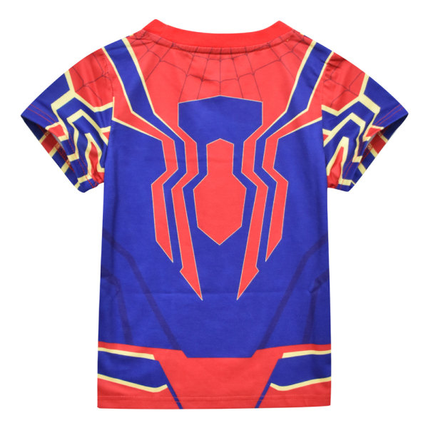 Marvel Spiderman Boy kortärmad T-shirt Topp sommar Casual 110cm