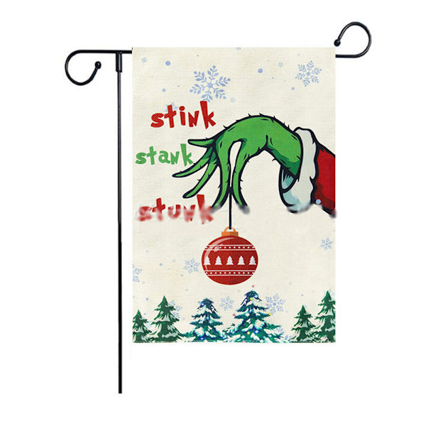 Julehaveflag Udendørs julepynt Haveflag Banner E