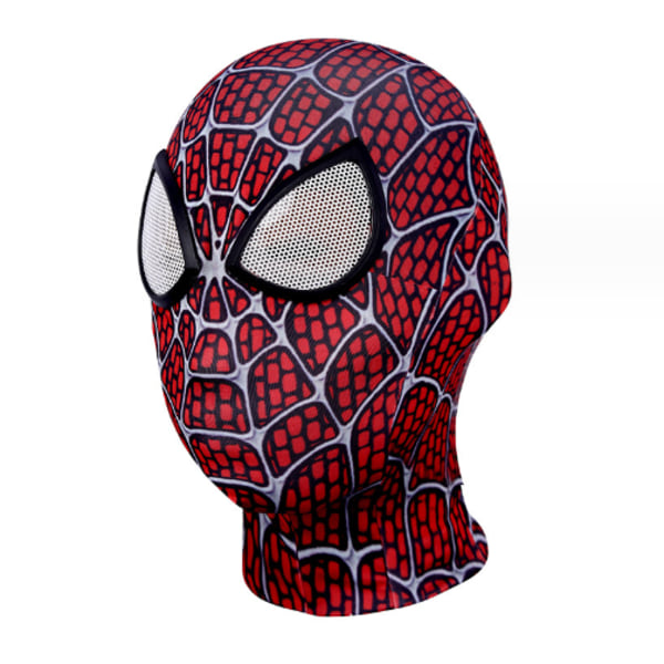 Avengers Spiderman Mask Hood Mask Glasögon Stealth Suit Fancy E
