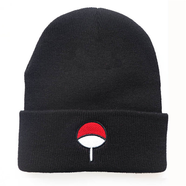 Naruto Varm Anime Mun-Beanie Hatt Broderi Vintermössa Gåvor A