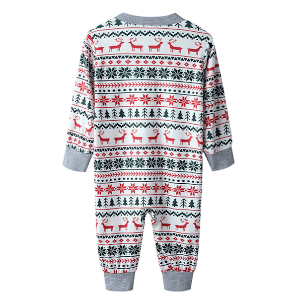 Julfamilj Matchande Pyjamas Nattkläder Jul Tryckt Vuxna Barn Spädbarn Nattkläder Pyjamas Pjs Set Mom XL