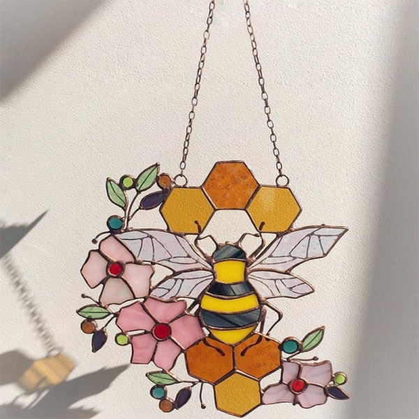 Hängande dekorationer Bee Pendant Art Dekoration Hive Ornaments 2