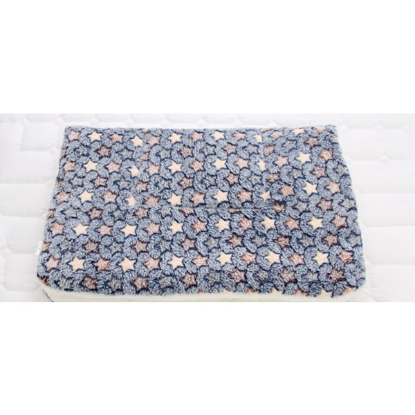Stort Kæledyrs Flannel Tæppe Vinter Katte Kennel Blød Boks Måtte Footprint 49*32cm
