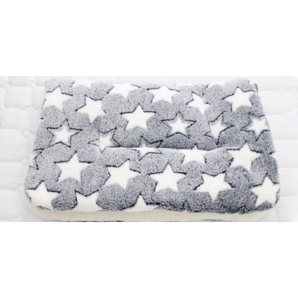 Stort Kæledyrs Flannel Tæppe Vinter Katte Kennel Blød Boks Måtte Footprint 49*32cm