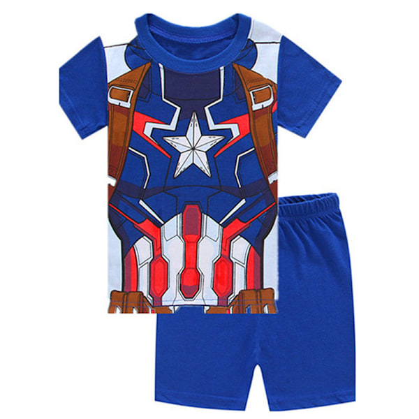Revenge Pyjamas för Små Pojkar Grafisk Kortärmad Topp & Shorts Sovkläder Set Hemkläder Pyjamas #3 110cm