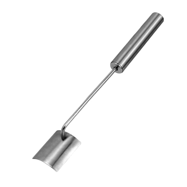 Majsskærer i rustfrit stål, langt håndtag lavet af 304 rustfrit stål, let at fjerne majskerner, køkkenredskab med håndtag (1 stk.) A