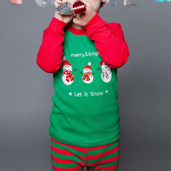 Barnens Julpyjamas för Pojkar och Flickor - Julklappar A