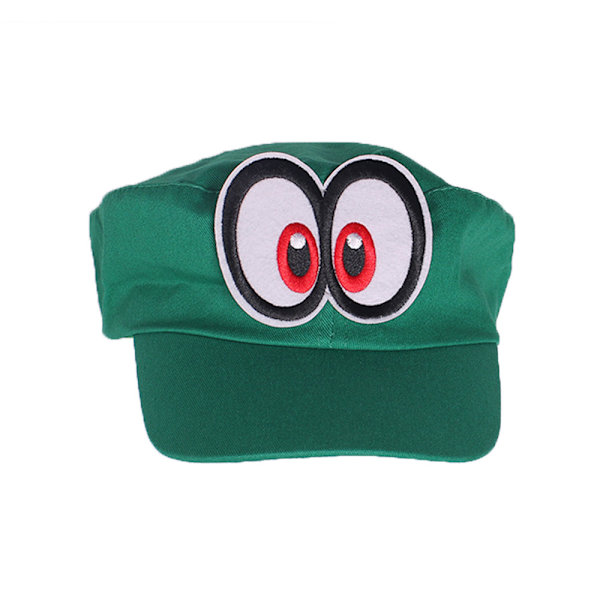 Super Mario Odyssey Hatt, Karnevalhatt, Justerbar Basebollkeps, Barnkalaspresent Green