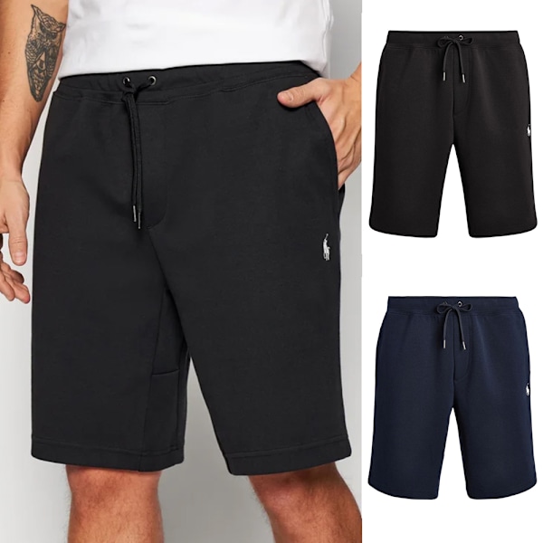 PoloRalphLauren Herr Dragsko Shorts Sommar Lediga Bomulls Sport Casual Arbets Shorts Black L