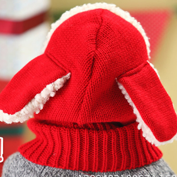 Vastasyntyneen Söpöt Korvat Unisex Poika Tyttö Talvi Red