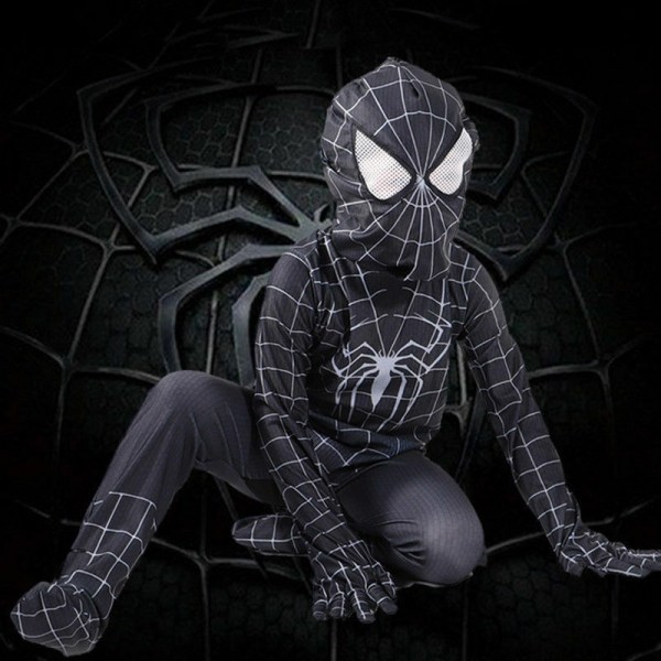 Barn Män Pojkar Spiderman Fancy Dress Cosplay Costume Jumpsuit