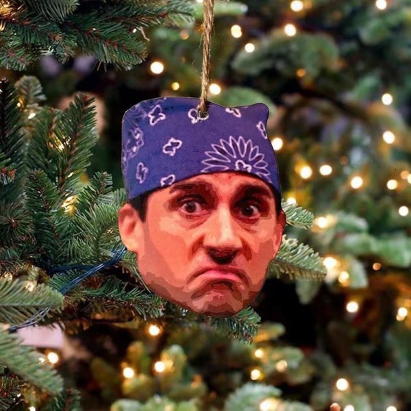 Barry Santa Present Akryl Meme En festlig Mr. Wood Jul C