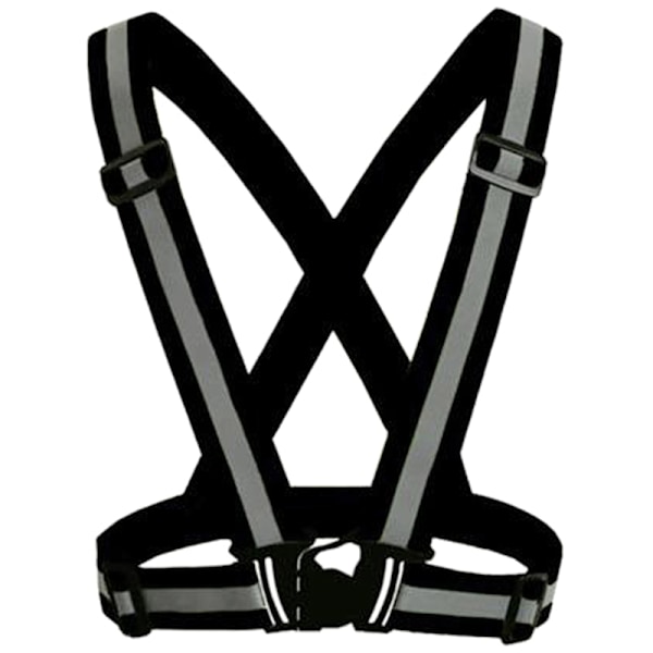 Moderni heijastava liivi/valjaat heijastimella/käytännöllinen ja kestävä black 4*1.5cm