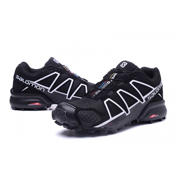 SALOMON Speedcross 4 miesten juoksukengät lenkkitossut vaelluskengät Black White 40