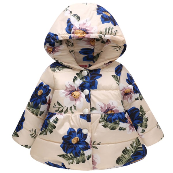 Baby Girl Mode Hoodie Coat Barn Blommig Leopard 120 35f3 | Leopard | 120 |  Fyndiq