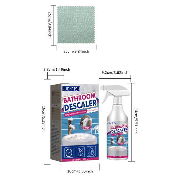 Stubborn Stains Cleaner - Badrumsavkalkare, Badrumsspray