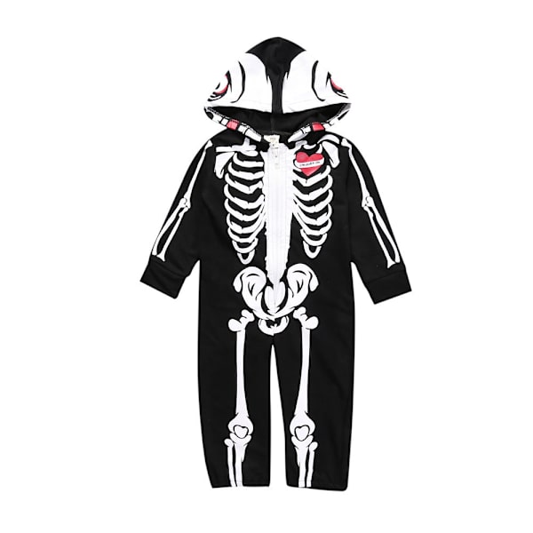 Halloween-asu vastasyntyneelle poikavauvalle, luurankohaalari 80cm