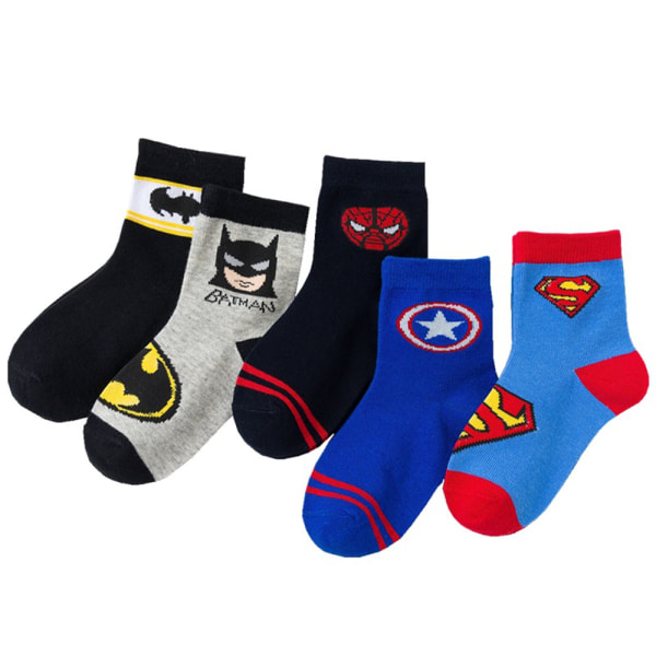 Barn Avengers Cartoonstrumpor Söta Bekväma Casual random-1 pair 7-9Y