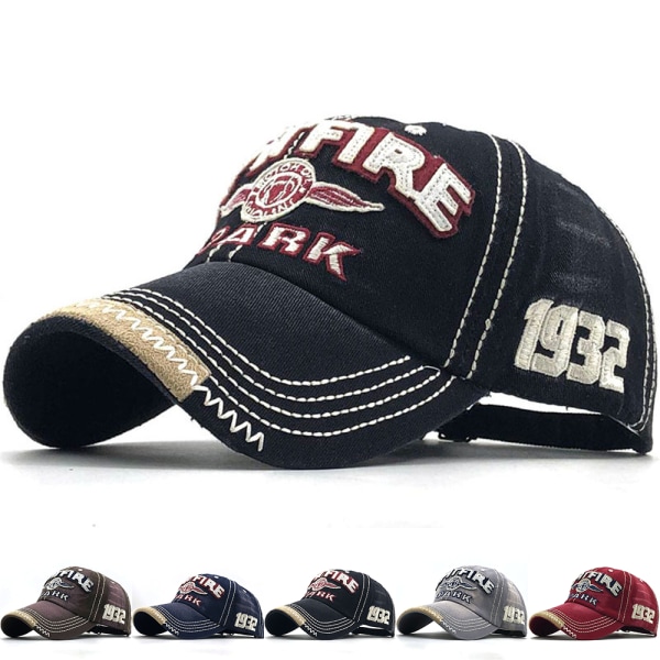 Cap för herr Snapback Sport Hip-Hop Solhatt Casquette Hat Bomull Trucker Hat Wine red