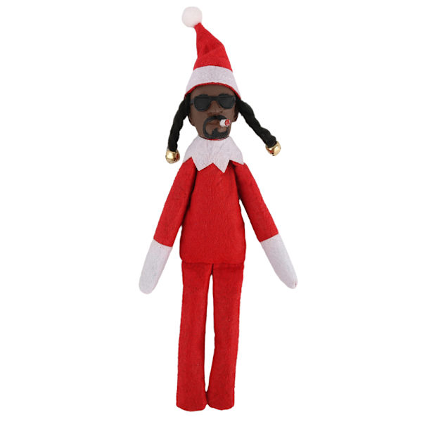 Mjuk Jultomtedocka - Tomte för Juldekoration och Leksakspresenter Red