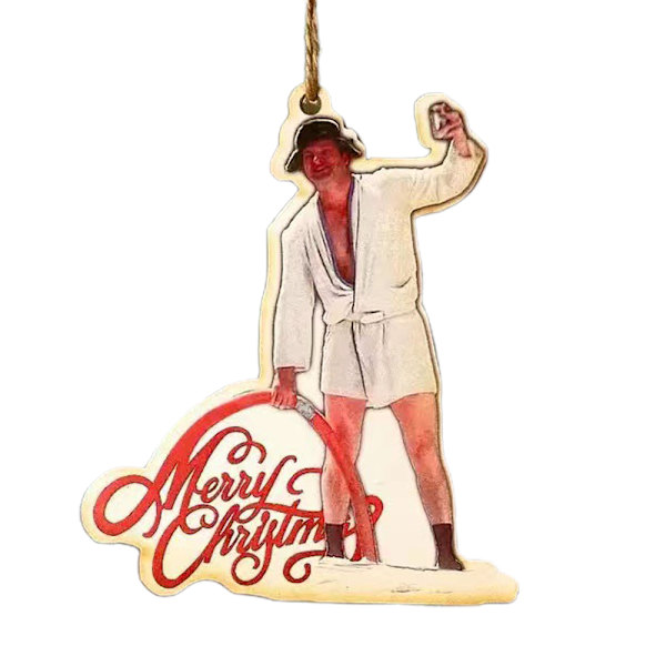 Barry Santa Present Akryl Meme En festlig Mr. Wood Jul F