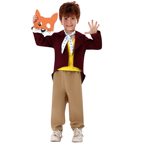 Världsbokens Dag Smiffy's Kostym Fantastiska Herr Räv Mask Roald Dahl Pojkar Barn Halloween Kläder L