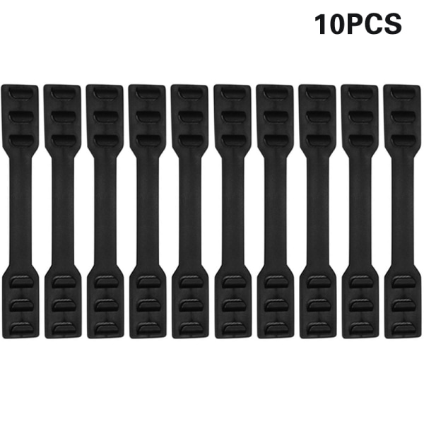 10 st Masköglaförlängare Justerbara Öronkrokband black 10pcs