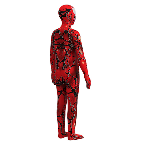 Kids Venom Röd Jumpsuit Onesie Boys Body Cosplay Kostym 140cm