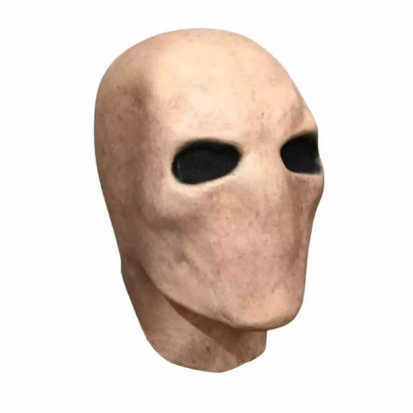 Voksen Halloween Slender Man Fancy Dress Horror Halloween Cosplay Latex Maske Prop