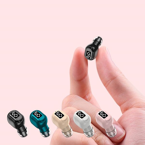 M5 Bluetooth-hörlurar Mini In Ear Små Hörlurar Med Lång Standby-tid green