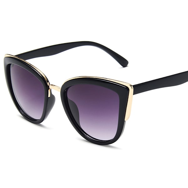 3-pack Solglasögon Leopard Shades Mode Cat Eye Glasögon Black