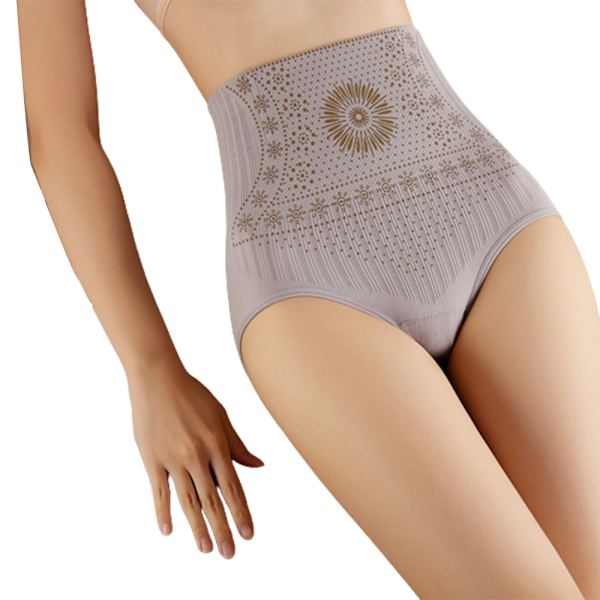 Unik Bodyshaper med Magkontroll - Högmidjeunderkläder gray-purple M
