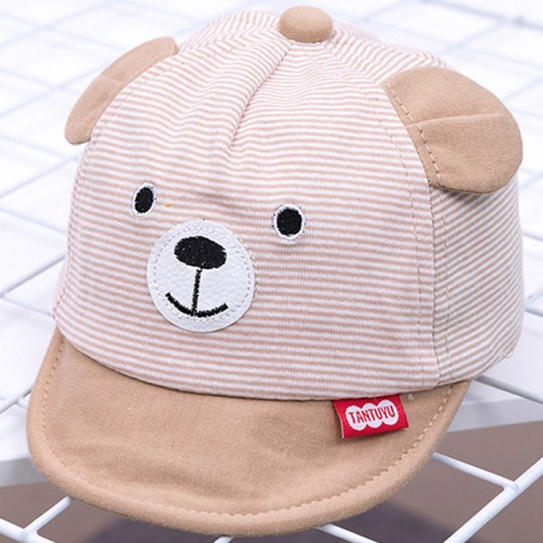 Cartoon Bear Justerbar Toddler Cap Barn Öra pink