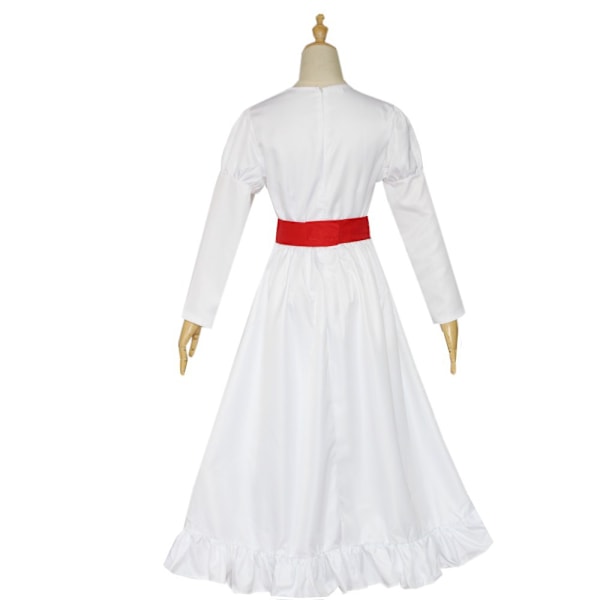 ANNABELLE The Conjuring Doll Vuxen Kvinna Cosplay Kostym Festklänning Halloween Party XL