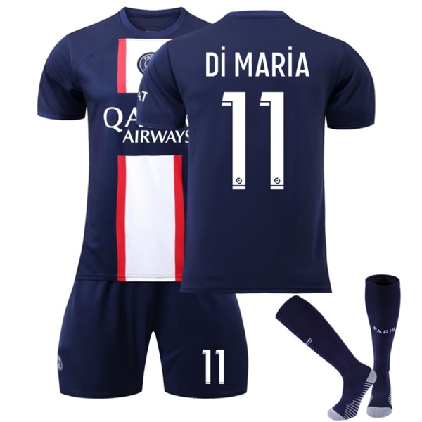 Paris Hem Fotbollströja Set Med Strumpor Nr 7 Fotbollskläder Fotbollsset För Barn Träningsdräkt Tröja Shorts Strumpor #11 22