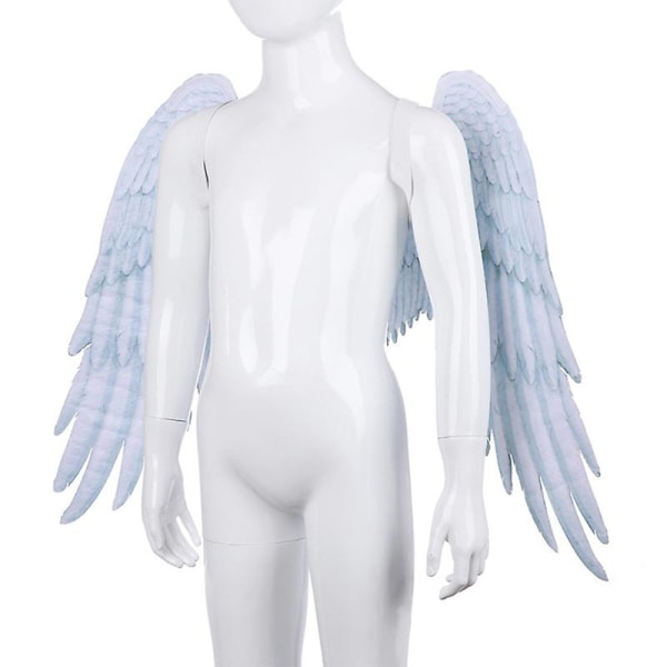 Halloween 3D Angel Wings Mardi Gras Theme Party Wings Cosplay white