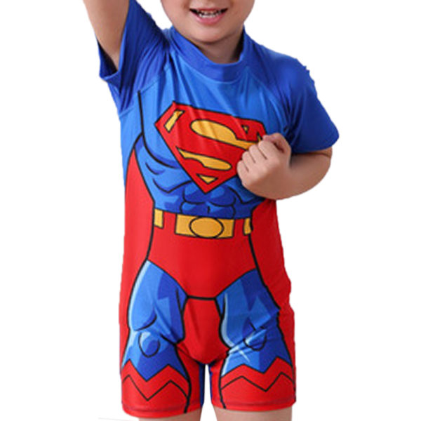 Barn Pojkar The Avengers Cartoon Rundhals Badkläder Spider suit 2XL