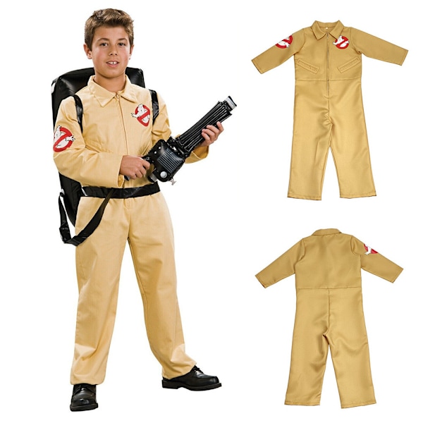 Ghostbusters Barnkostym Jumpsuit Halloween Partykläder Fancy Dress XL