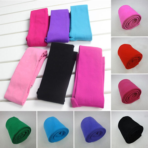 Fleece-fodrade strumpbyxor för flickor, balett red