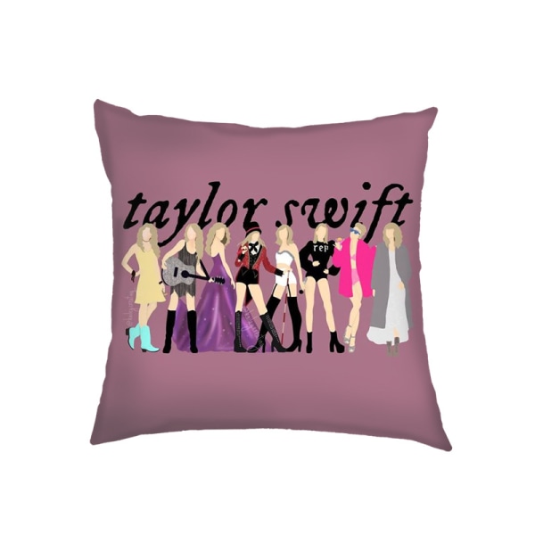 Taylor Swift Kuddeöverdrag / Örngottsöverdrag PRESENT Heminredning 45x45cm D 45*45cm