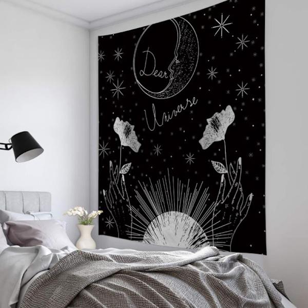 Magisk Måne Sol Tarot Väggbonad Sängöverkast Rum Vägg Dekoration G 95*73CM