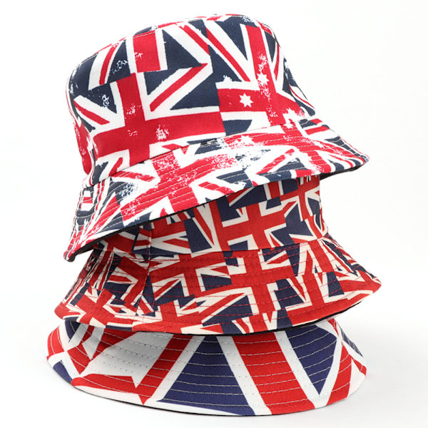 Hatt med brittisk flagga Union Jack - Solhatt för vuxna C 58*9cm