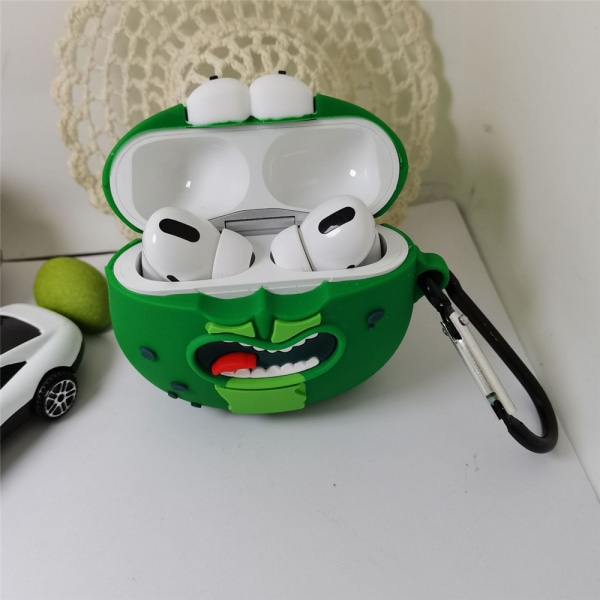 Rick Airpods Hörlursfodral Söt Hörlurskal Mjuk Silikonöverdrag 3rd generation