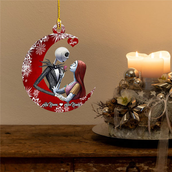 The Nightmare Before Christmas Jack & Sally Hängande Julgranspynt A