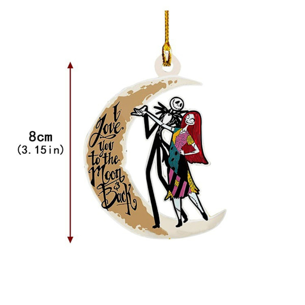 The Nightmare Before Christmas Jack & Sally Vedhæng Juletræ D