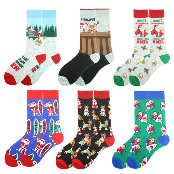 Julklapp - Antiluktstrumpor med Jultomte, Vintersemester 4