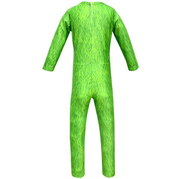 Barn Pojkar The Grinch Cosplay Costume Xmas Party Jumpsuit Romper