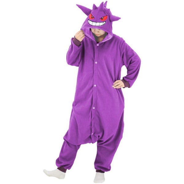Barndjur Cartoon Jumpsuit Fleece Hemkläder Pyjamas 120cm